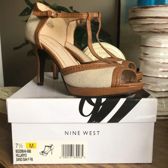 🔥Nine West Peep Toe Shoes - Picture 9 of 10